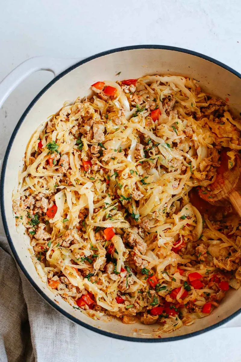 Italian Sausage and Cabbage