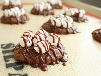 Marshmallow Brownie Cookies