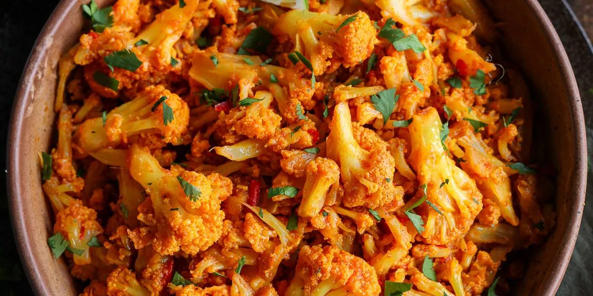 Afghan Tomato Cauliflower Stew