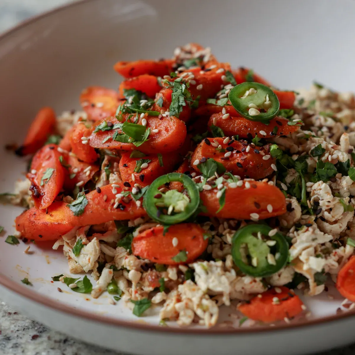 Cilantro Lime Tofu and Carrots