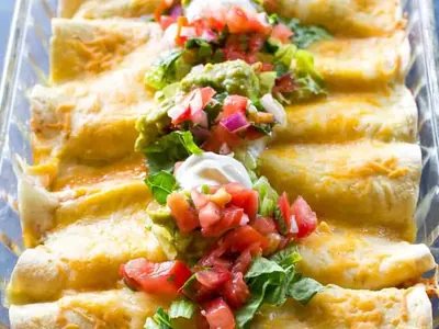 Honey Lime Chicken Enchiladas