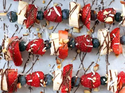 Chocolate Fruit Kabobs