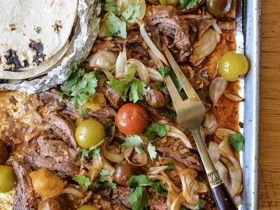 Sheet Pan Flank Steak