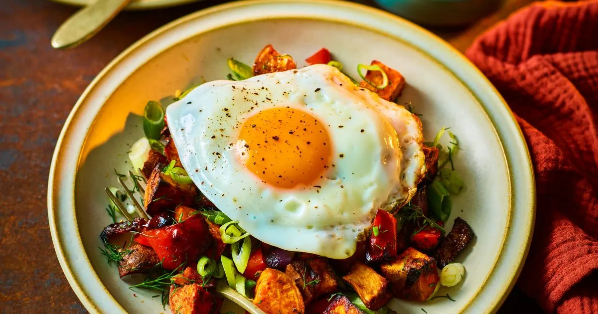 Air Fryer Sweet Potato Hash