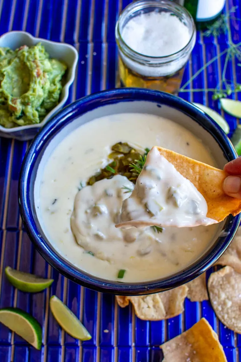 Green Chili Queso
