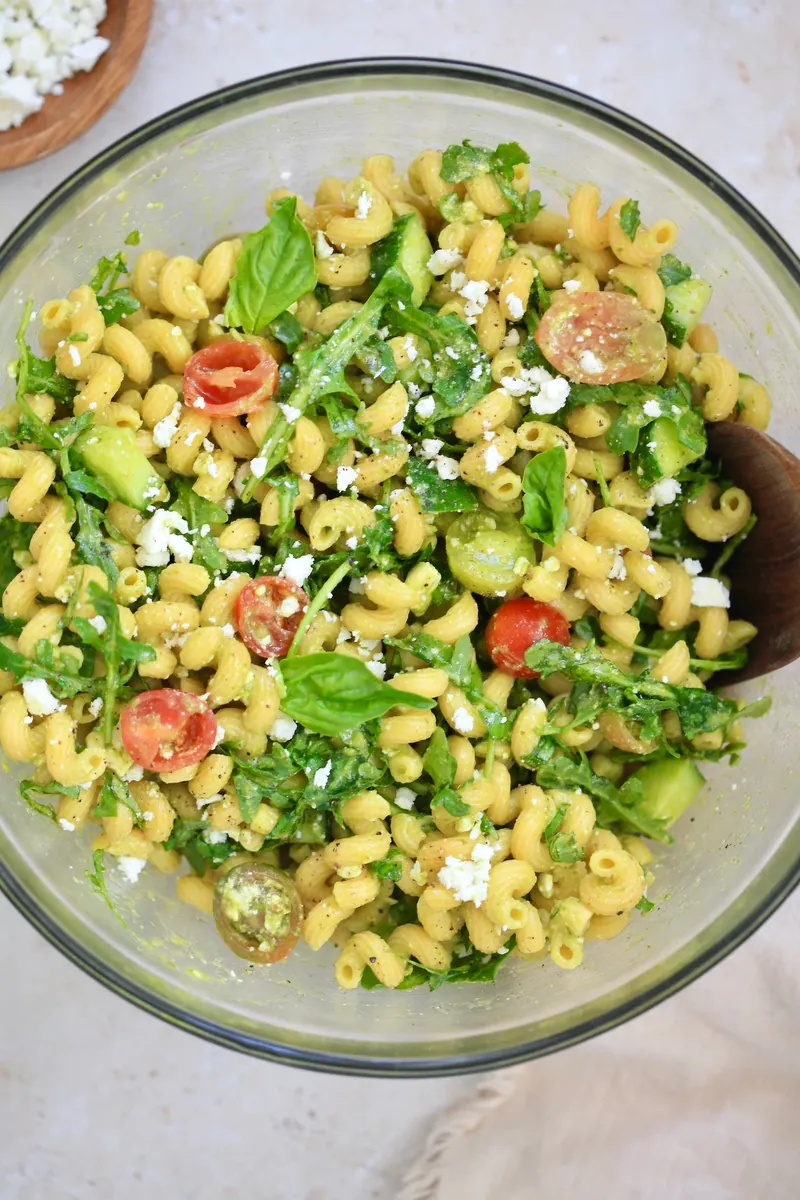 Lemon Basil Pasta Salad