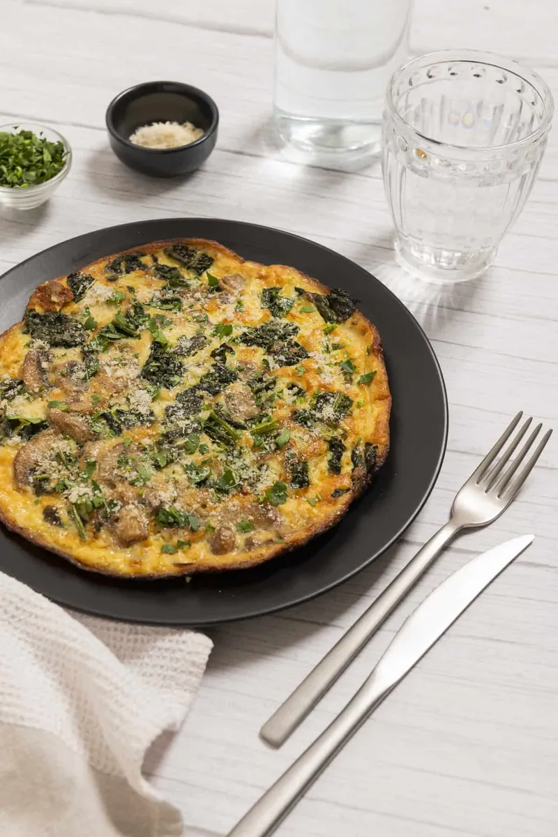 Mushroom Kale Frittata