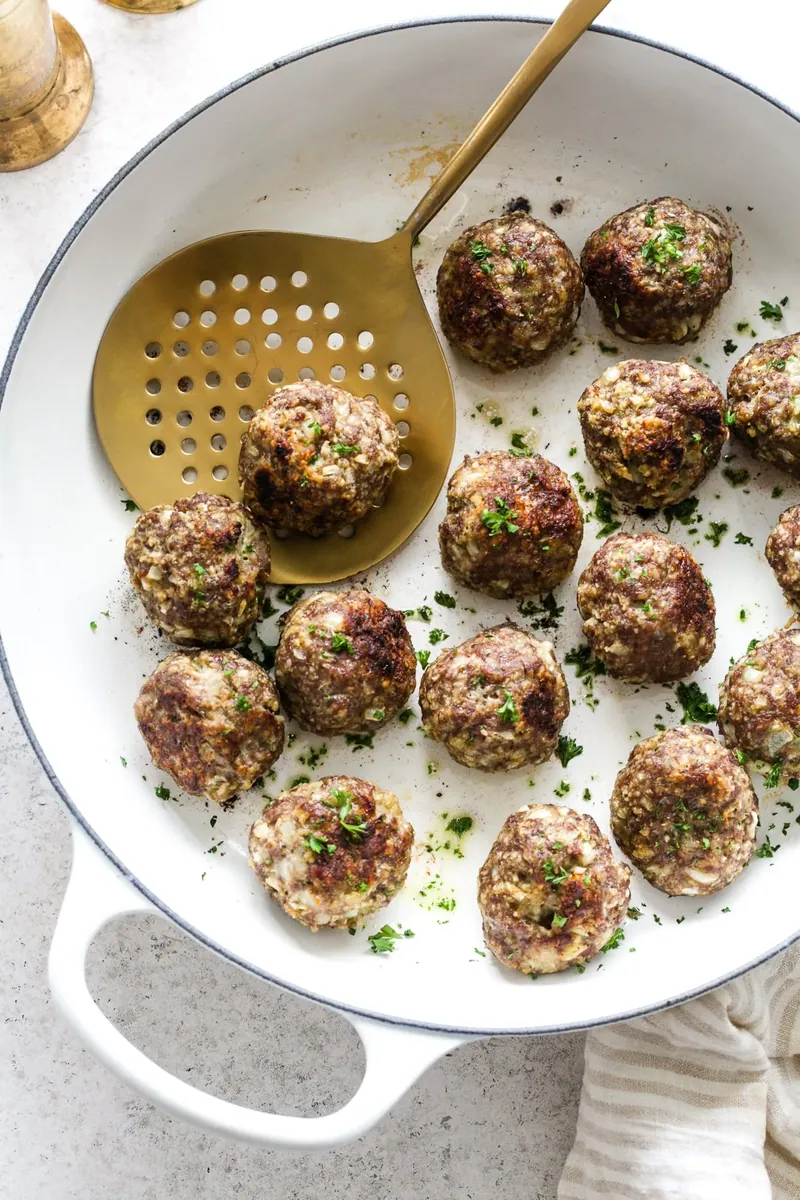 Baked Turkey Meatballs