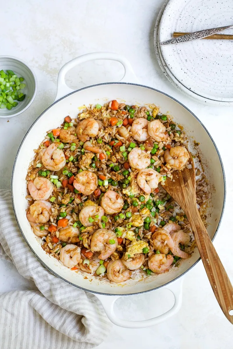 Shrimp Fried Rice with eggs