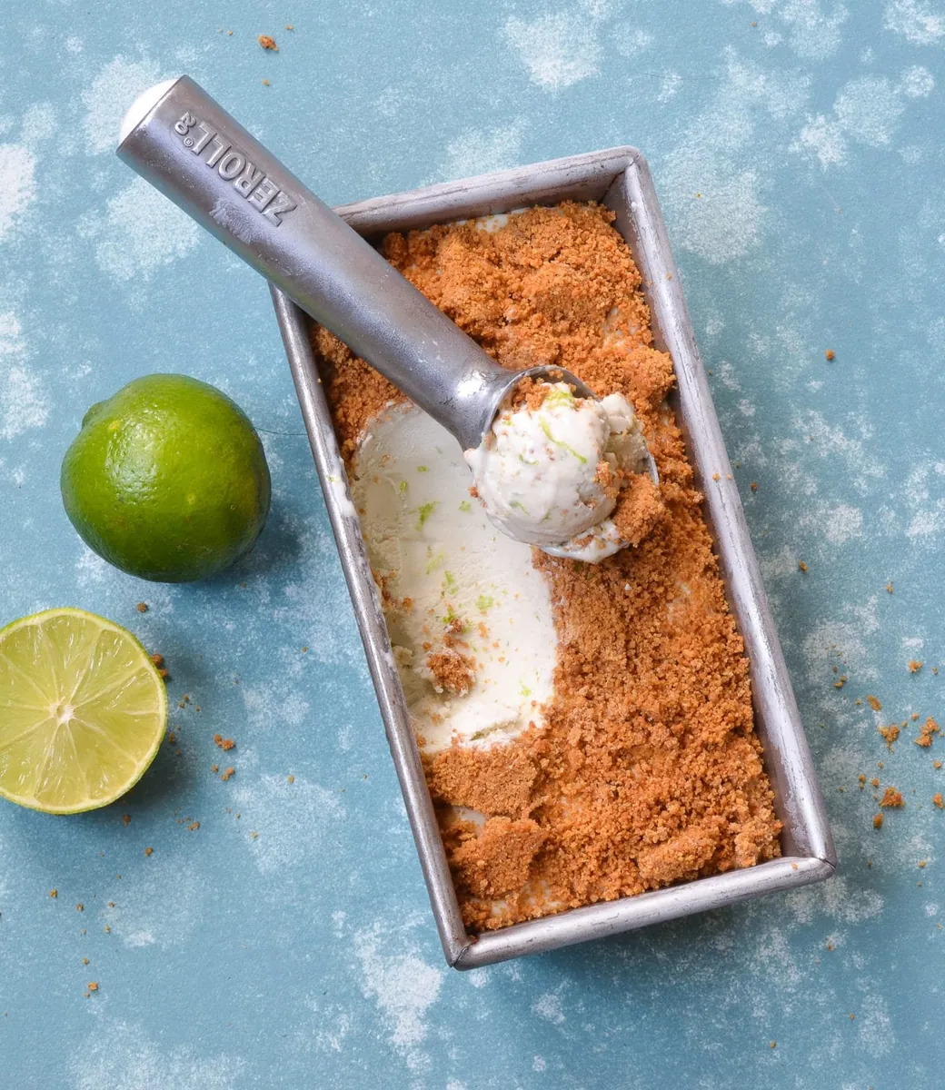 No-Churn Key Lime Ice Cream