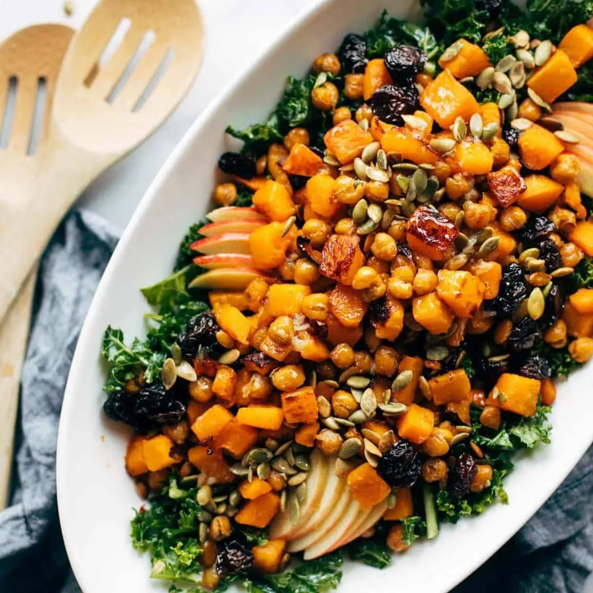 Squash Kale Salad