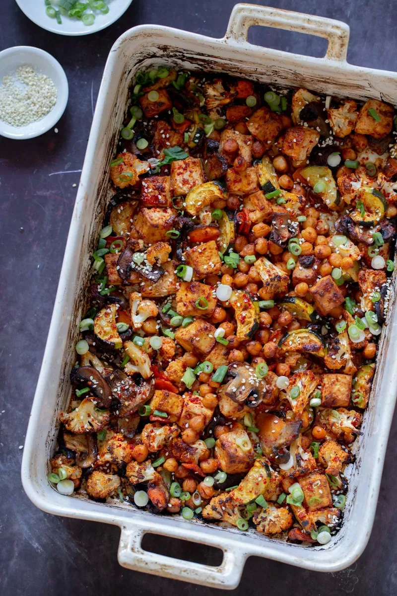Sheet Pan Gochujang Bowl