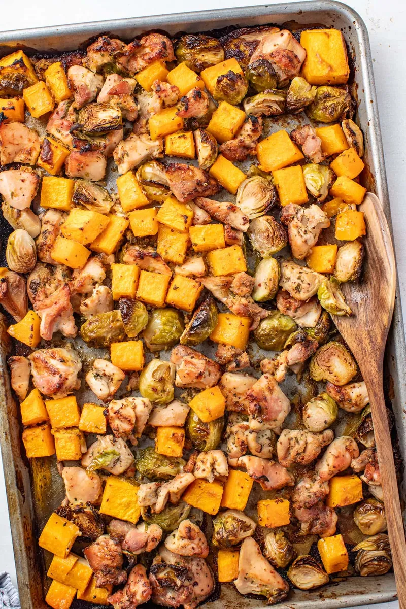 Maple Dijon Sheet Pan Chicken