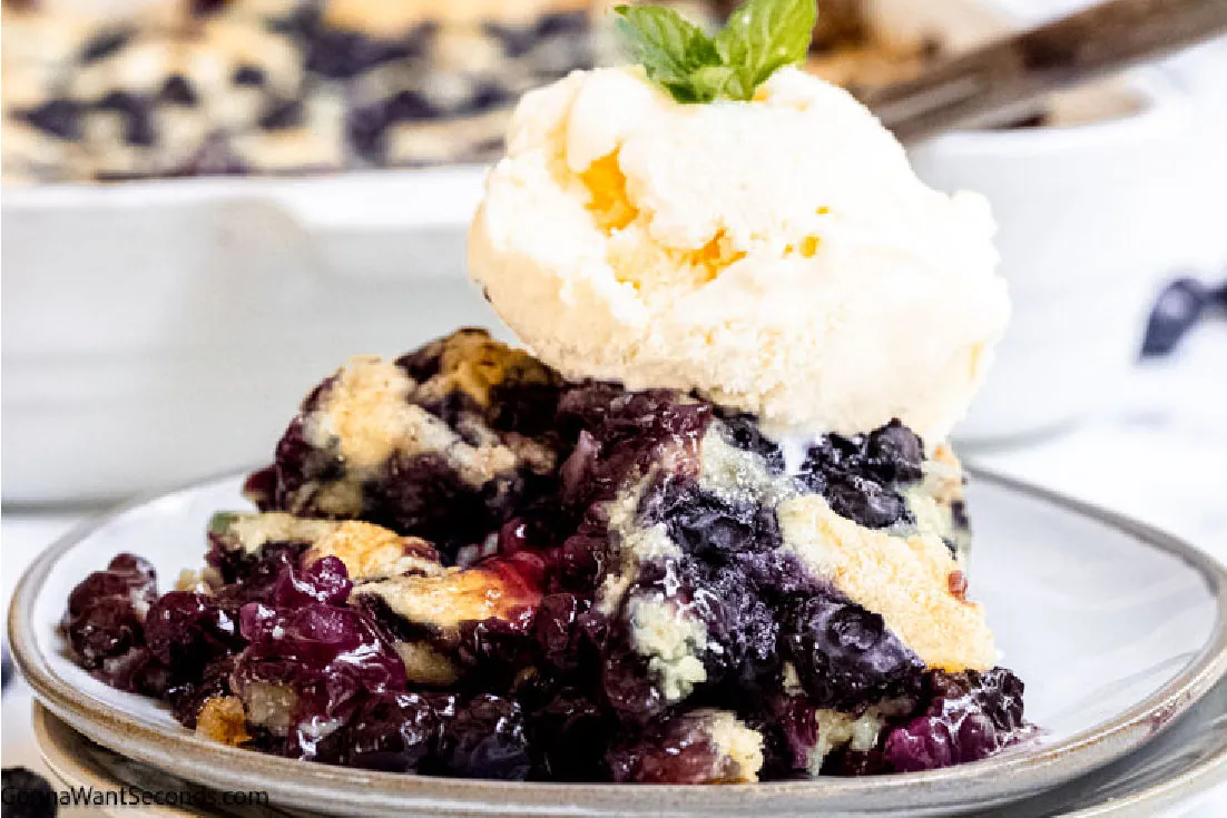 Blueberry Dump Cake