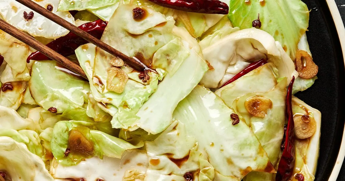 Hot and Sour Cabbage