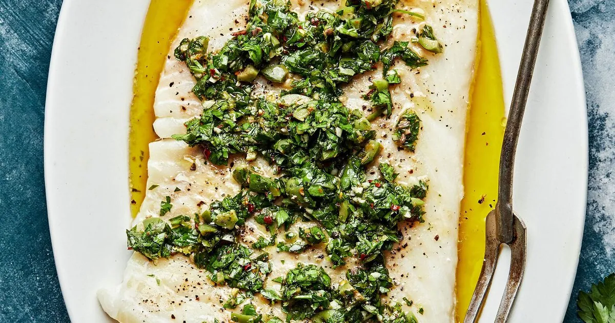 Baked Cod with Olive Tapenade