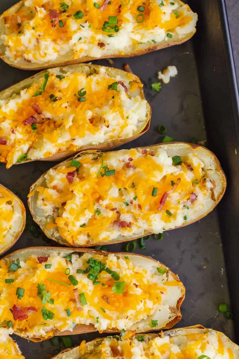 Cheddar Twice-Baked Potatoes