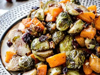 Maple Dijon Roasted Vegetables