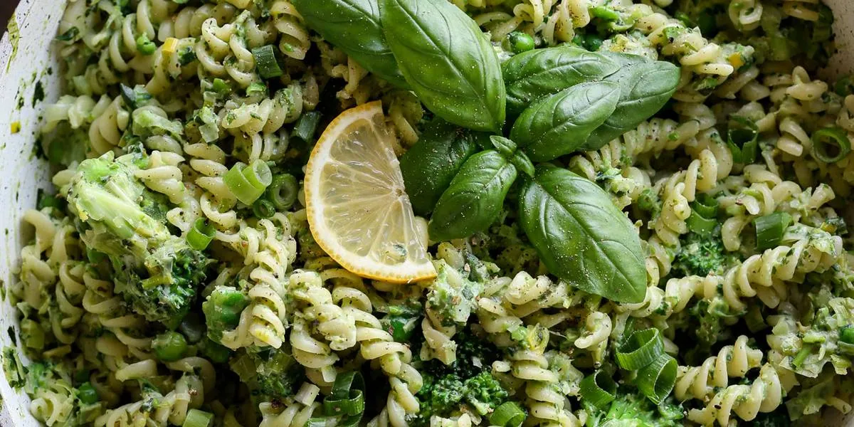 Green Leek and Pea Pasta