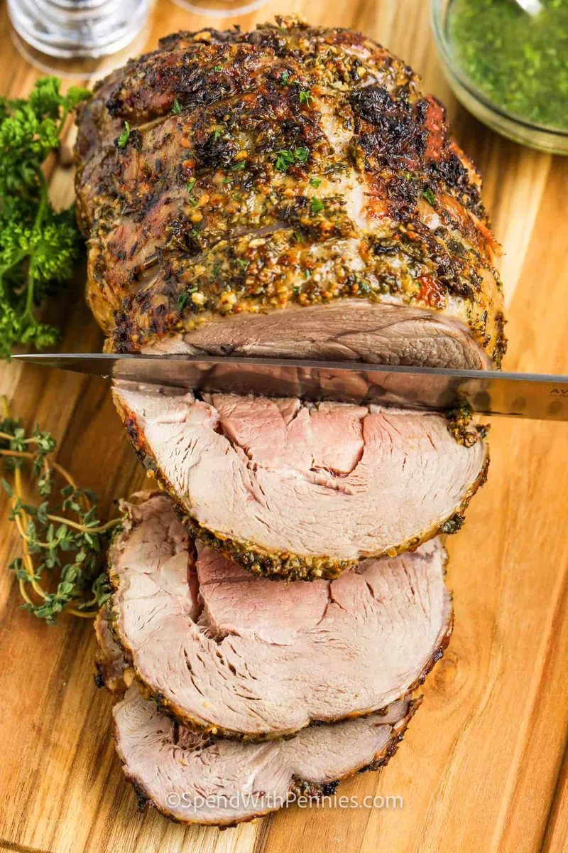 Herb-Roasted Leg of Lamb