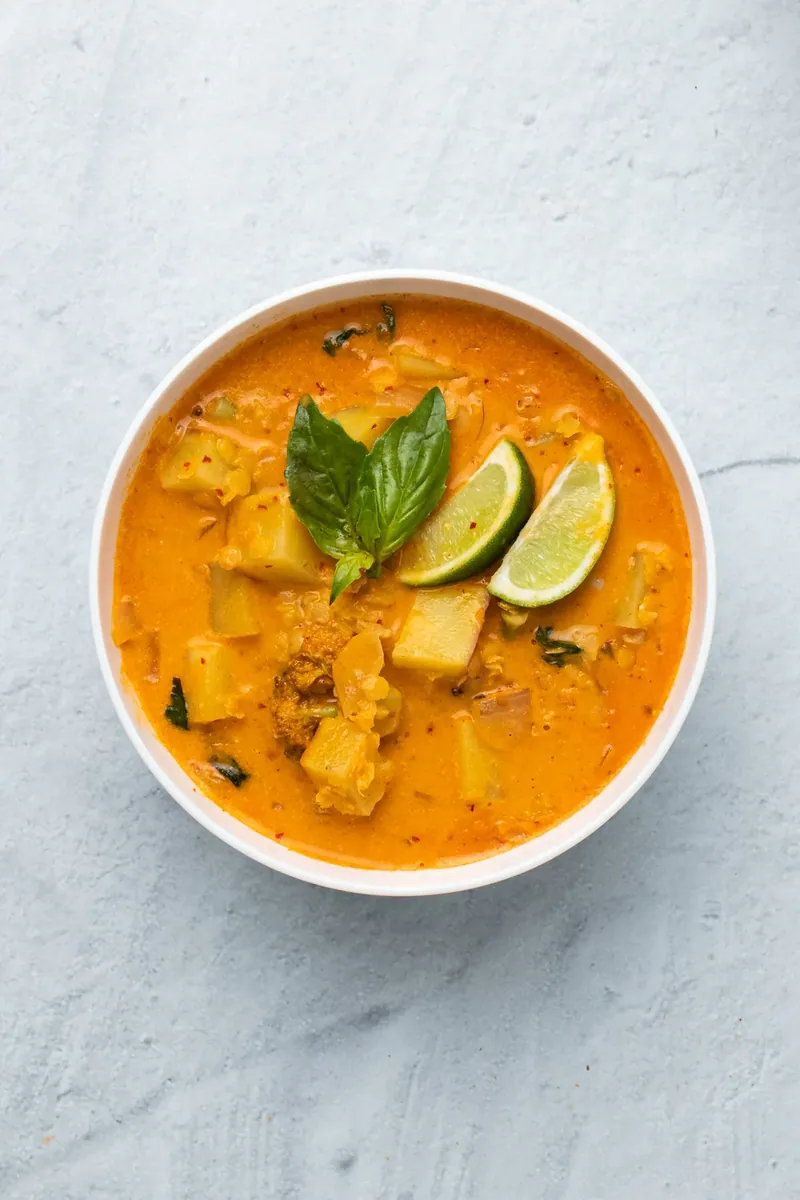 Red Lentil Sweet Potato Curry