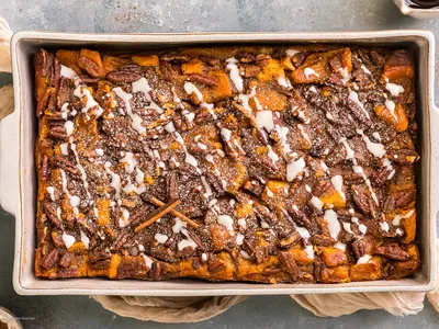 Pumpkin French Toast Casserole