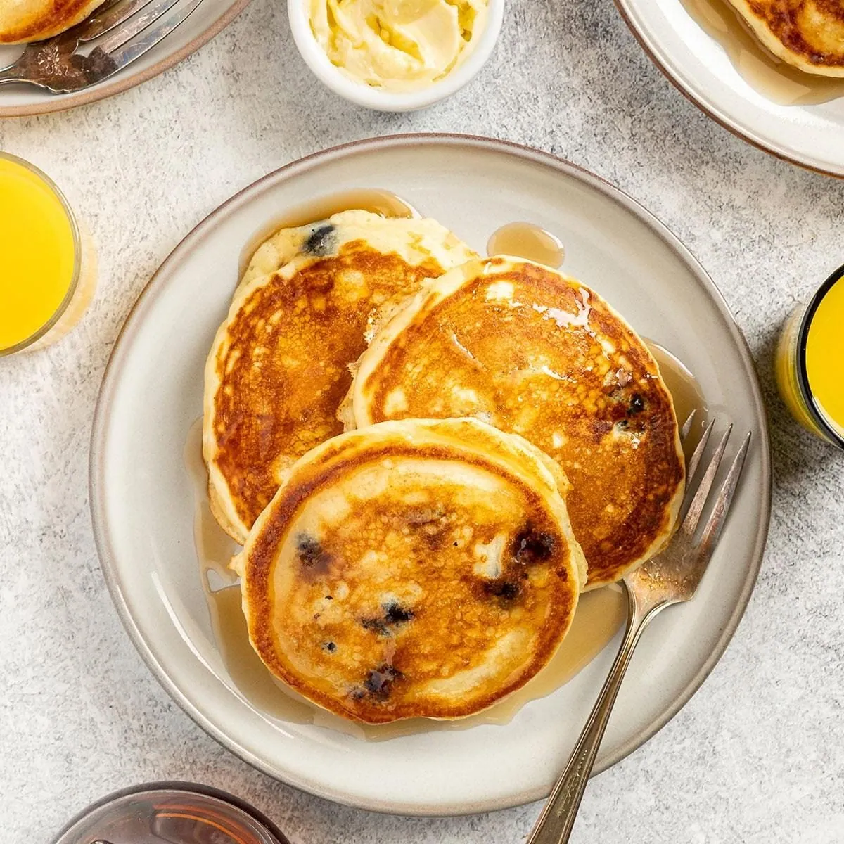 Small-Batch Blueberry Pancakes