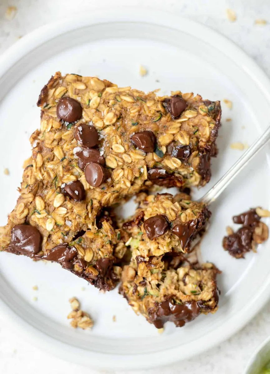 Chocolate Chip Zucchini Baked Oatmeal