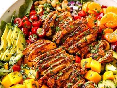Mango Salad with Chili Lime Chicken