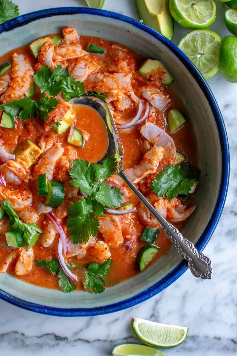 Shrimp Aguachile Rojo