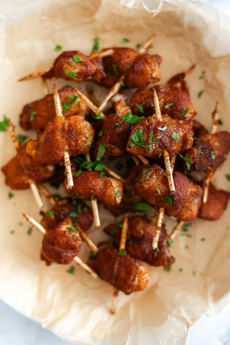 Bacon-Wrapped Chicken Bites