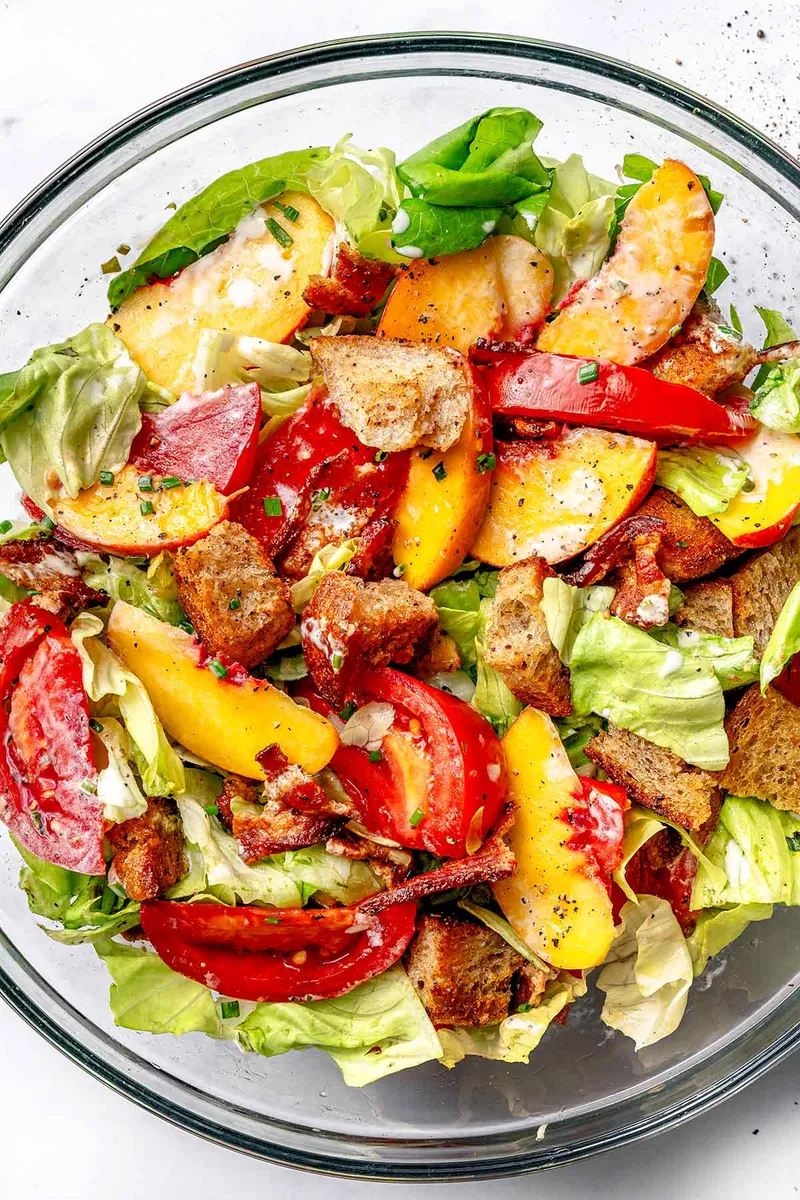 BLT Peach Salad