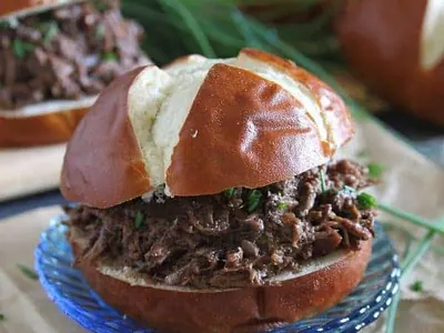 Cherry Beef Carnitas Sandwiches