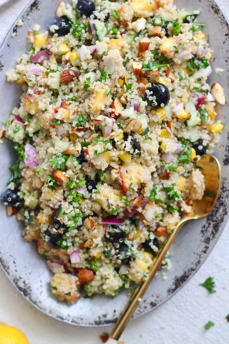 Peach Quinoa Salad