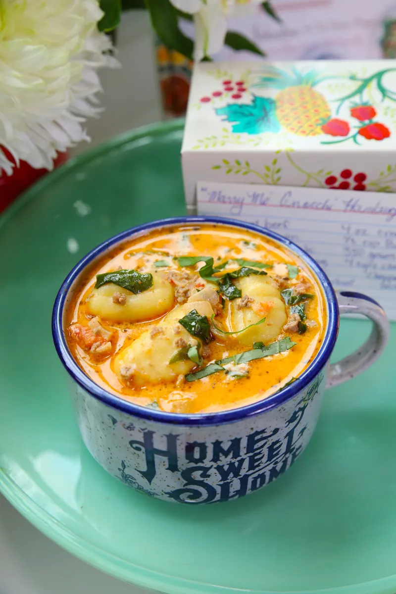 Marry Me Gnocchi Hamburger Soup