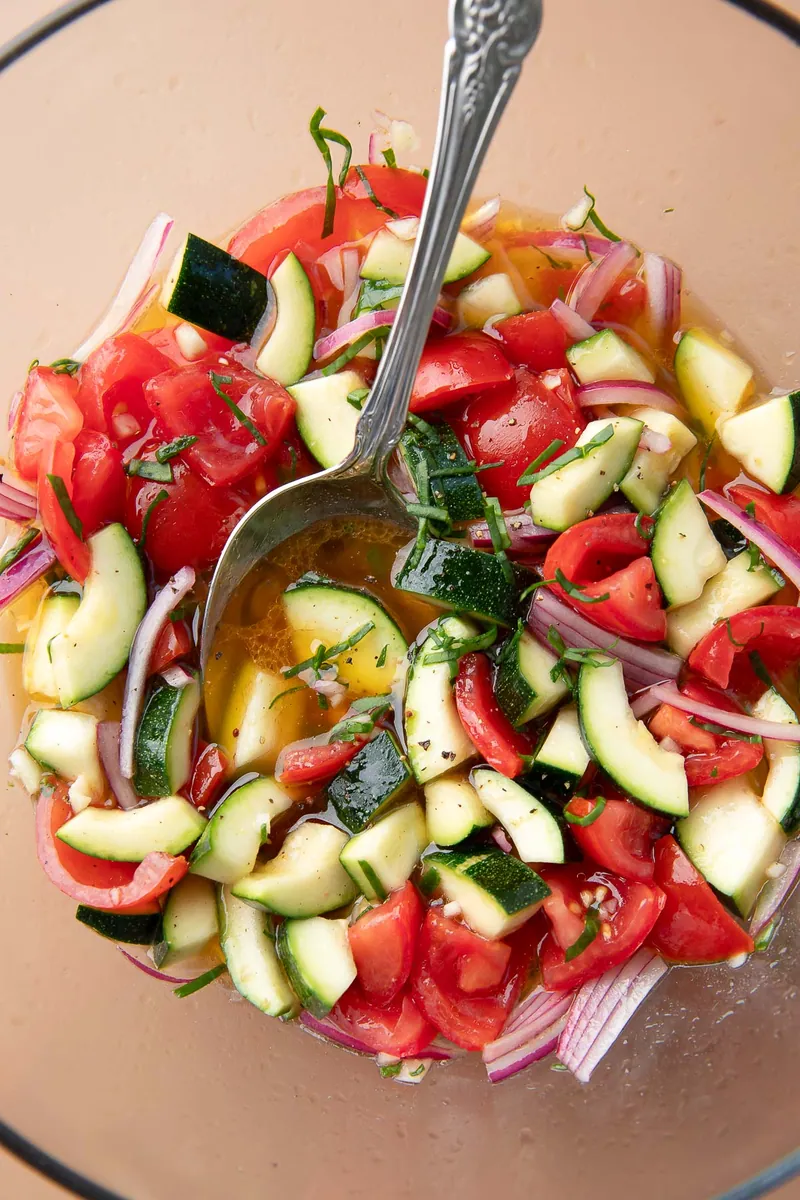 Marinated Zucchini Salad
