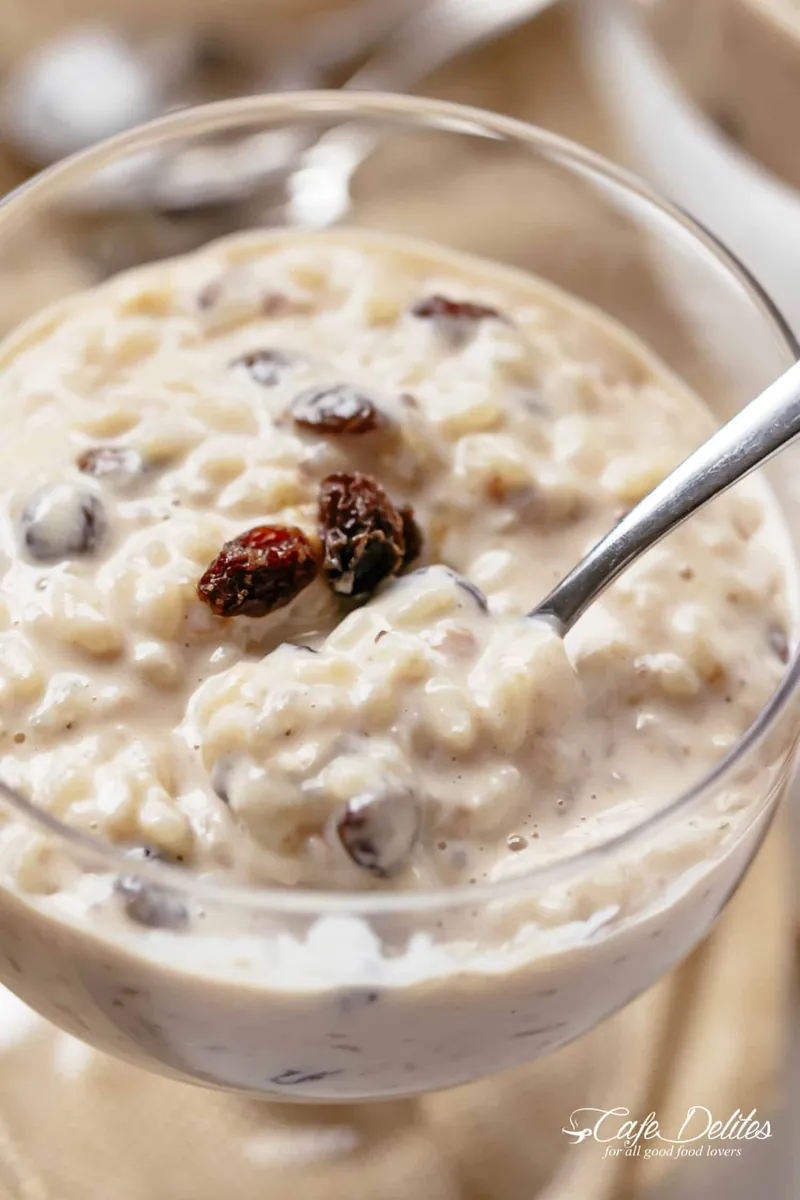 Rice Pudding with milk