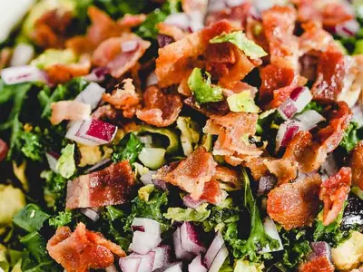 Brussels Sprouts Bacon Salad