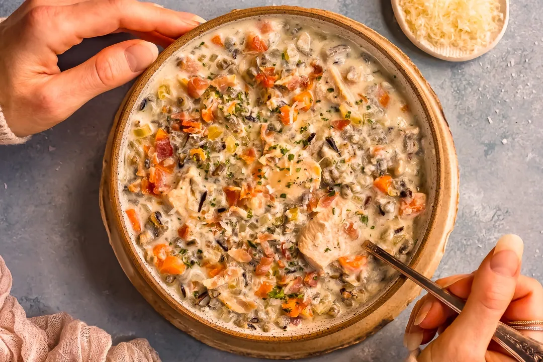 Slow Cooker Chicken Wild Rice Soup