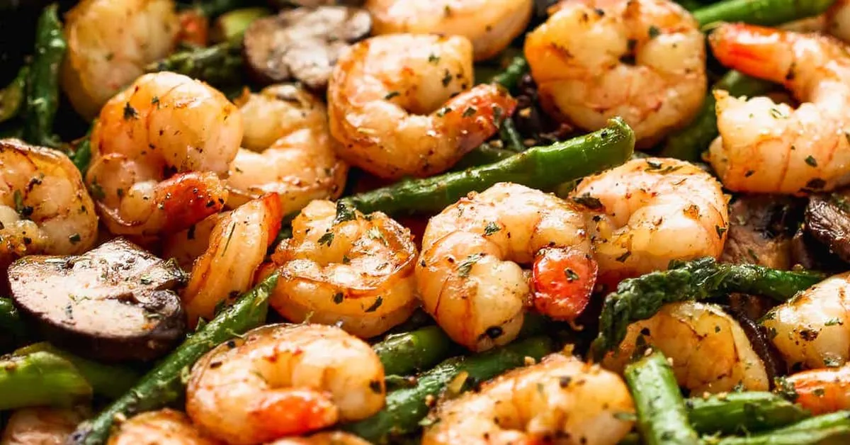 Shrimp with Asparagus