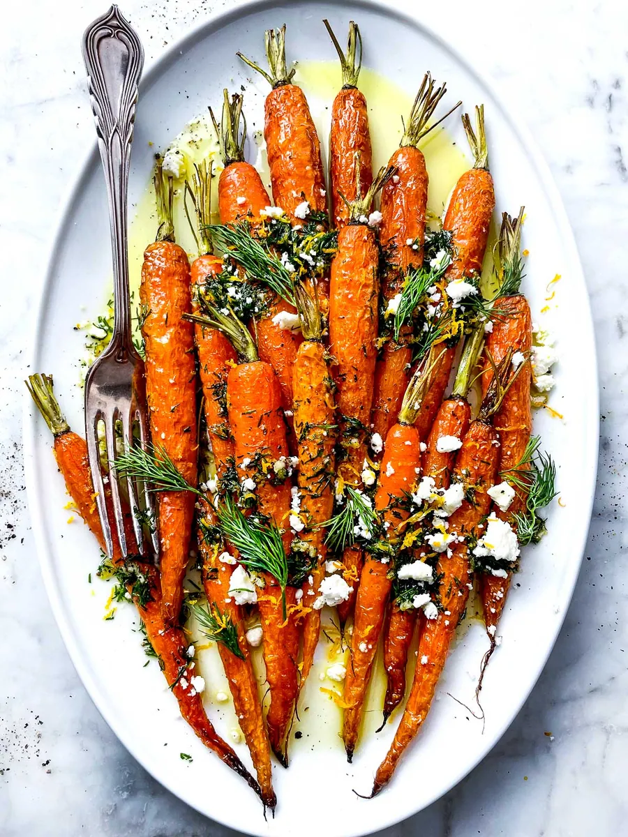 Roasted Carrots with Dill