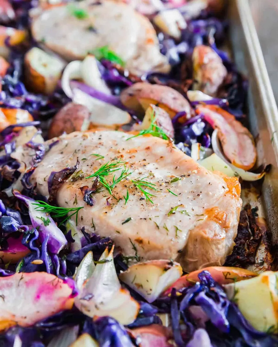 Pork Chops with Cabbage
