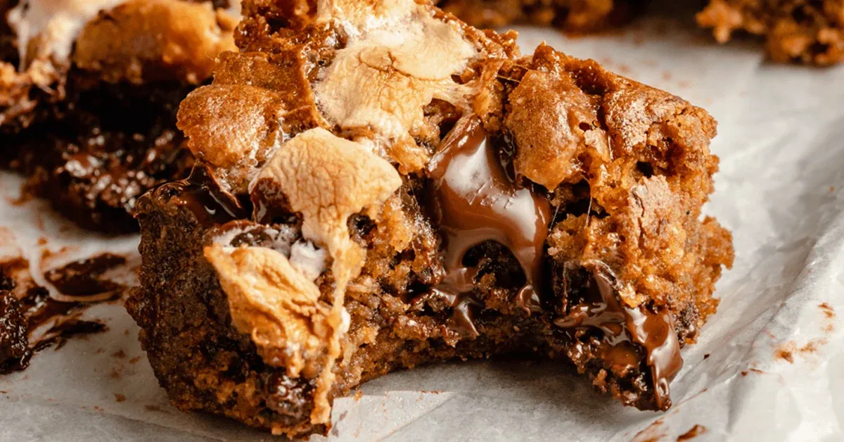 Tahini S'mores Bars