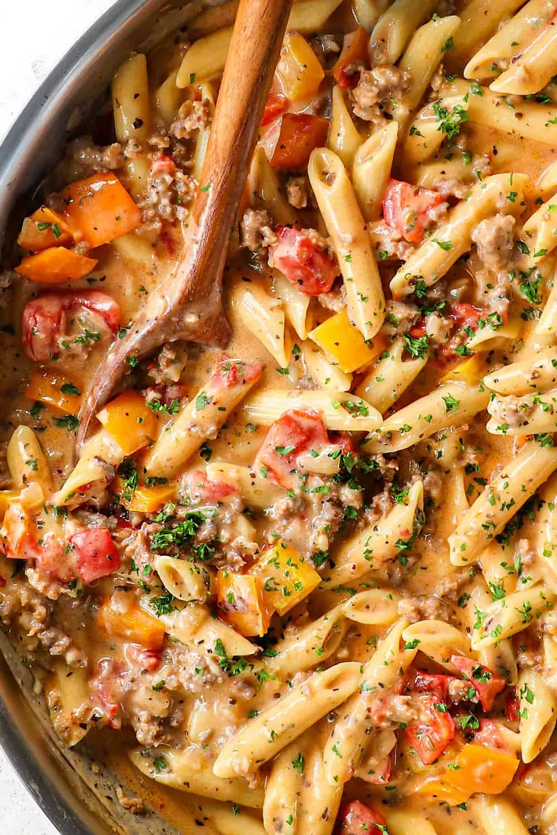 Sausage Pepper Penne