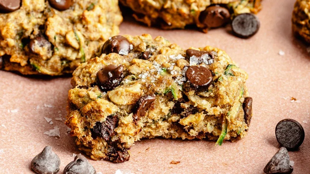 Banana Zucchini Breakfast Cookies