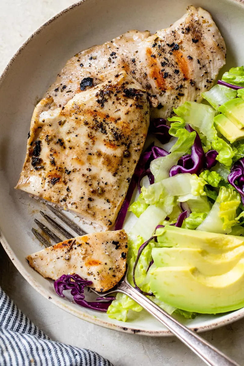 Grilled Chicken Breast with garlic