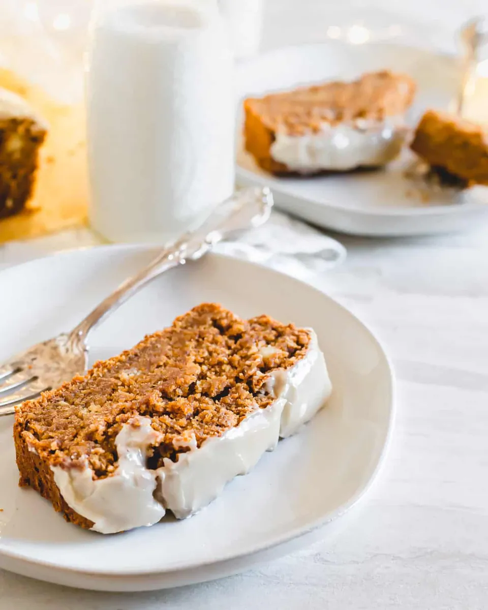 Gingerbread Banana Bread with eggs