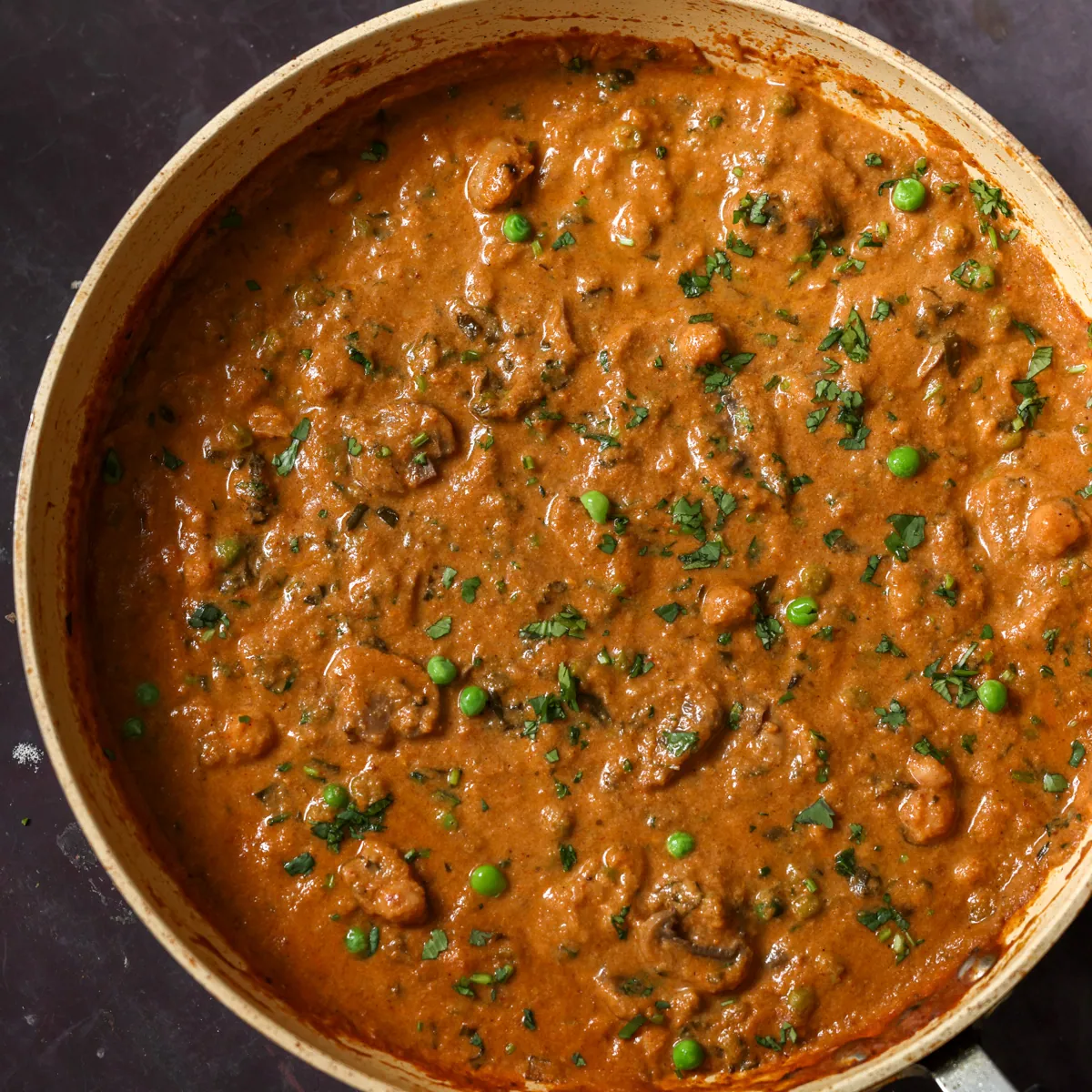 Mushroom Pea Masala