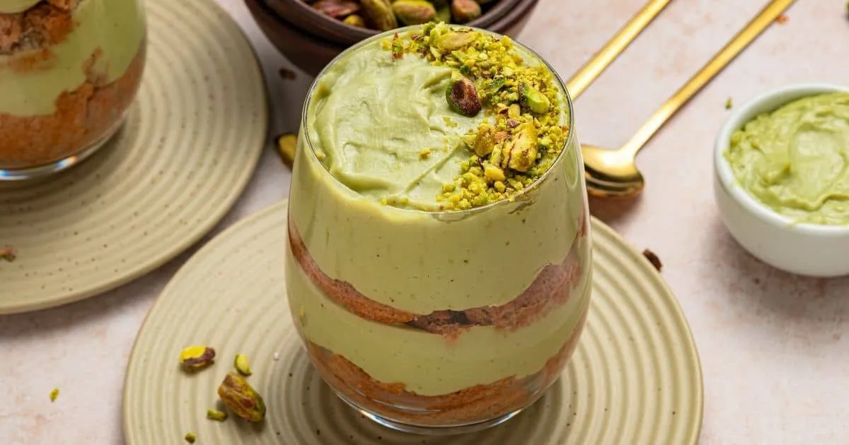 Pistachio Tiramisu Cups