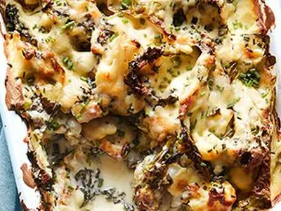 Cheesy Green Vegetable Gratin